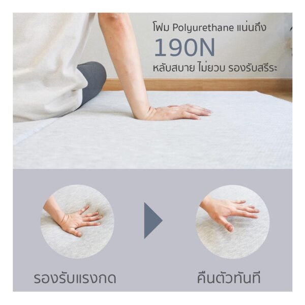 ที่นอนปิกนิก 3 พับ HANKY HOUSE สีเทา - Image 7