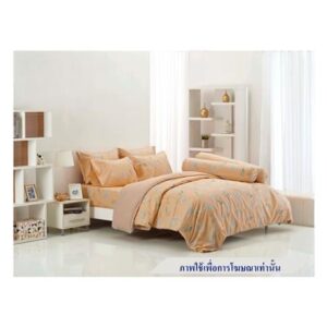ชุดผ้าปูที่นอน 5 ฟุต 6 ชิ้น TULIP DELIGHT 60205-DL099