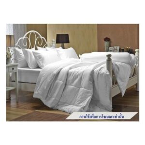ชุดผ้าปูที่นอน 6 ฟุต 6 ชิ้น JESSICA C-SILKSHINE 22086 สีขาว