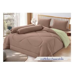 ชุดผ้าปูที่นอน 5 ฟุต 6 ชิ้น FROLINA MICROTEX SF029