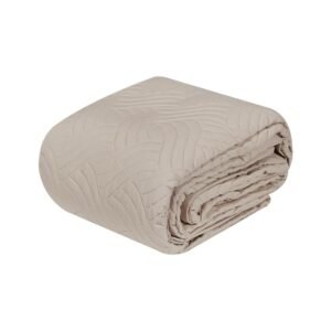ผ้าคลุมเตียง 6 ฟุต HOME LIVING STYLE VILLA สี LIGHT BROWN