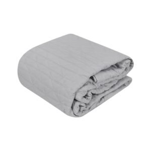 ผ้าคลุมเตียง 6 ฟุต HOME LIVING STYLE MARCO สี GREY