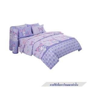 ชุดผ้าปูที่นอน 3.5 ฟุต 4 ชิ้น FOUNTAIN KUROMI 70211FTC154
