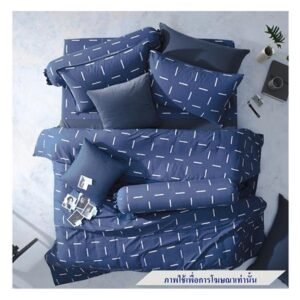 ชุดผ้าปูที่นอน 3.5 ฟุต 4 ชิ้น DUNLOPILLO LONDON BLUE DL-LB-04