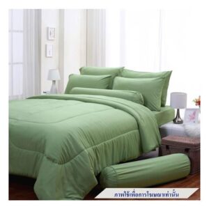 ชุดผ้าปูที่นอน 6 ฟุต 6 ชิ้น FOUNTAIN COLOR 70201-FT GREEN02