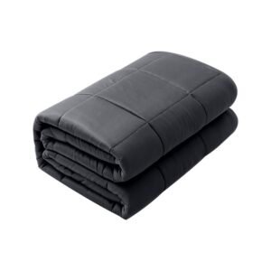 ผ้าห่มถ่วงน้ำหนัก HUGGIN รุ่น 4.5 KG 60X80-INCH สีเทาเข้ม