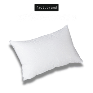 หมอนหนุน Fact.Brand เส้นใยฮอลโลคอนจูเกด รุ่น เเน่น สีขาว