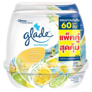 เกลดเซ็นท์เต็ดเจลผลิตภัณฑ์ปรับอากาศกลิ่นเฟรชเลมอน 180กรัม แพคคู่